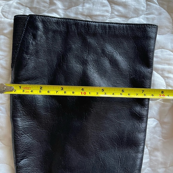 Born Crown black leather knee high boots women 8.5 - Picture 10 of 11